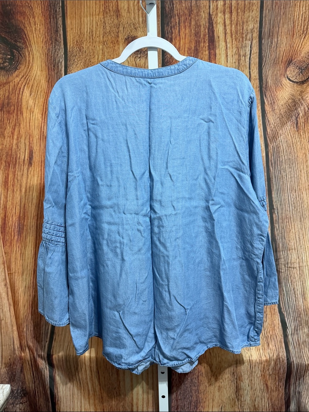 Ruby Rd. Bell Sleeve Shell Button Blouse Size XL - Picture 4 of 5